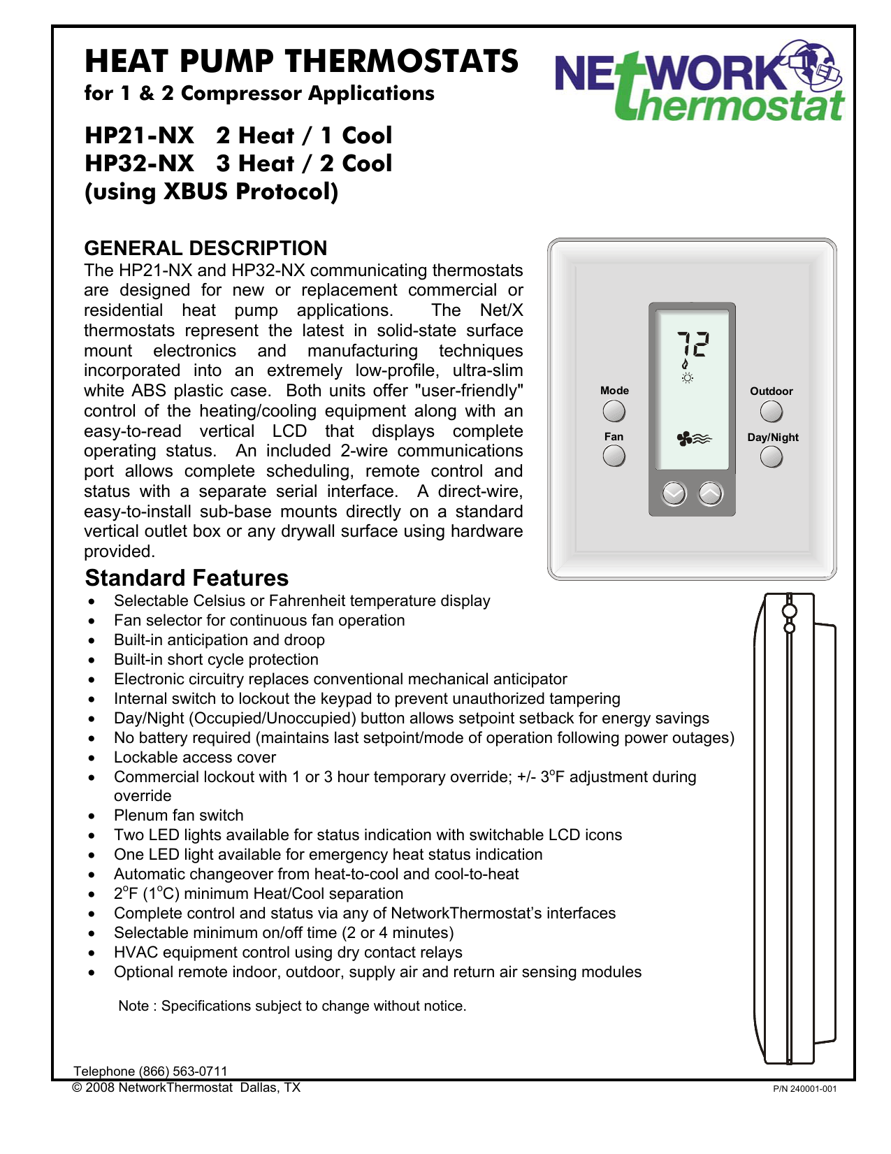 Home Programmable Thermostats Home Improvement JOHNSON CONTROLS T500MSP