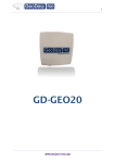 GD-GEO20 User Manual
