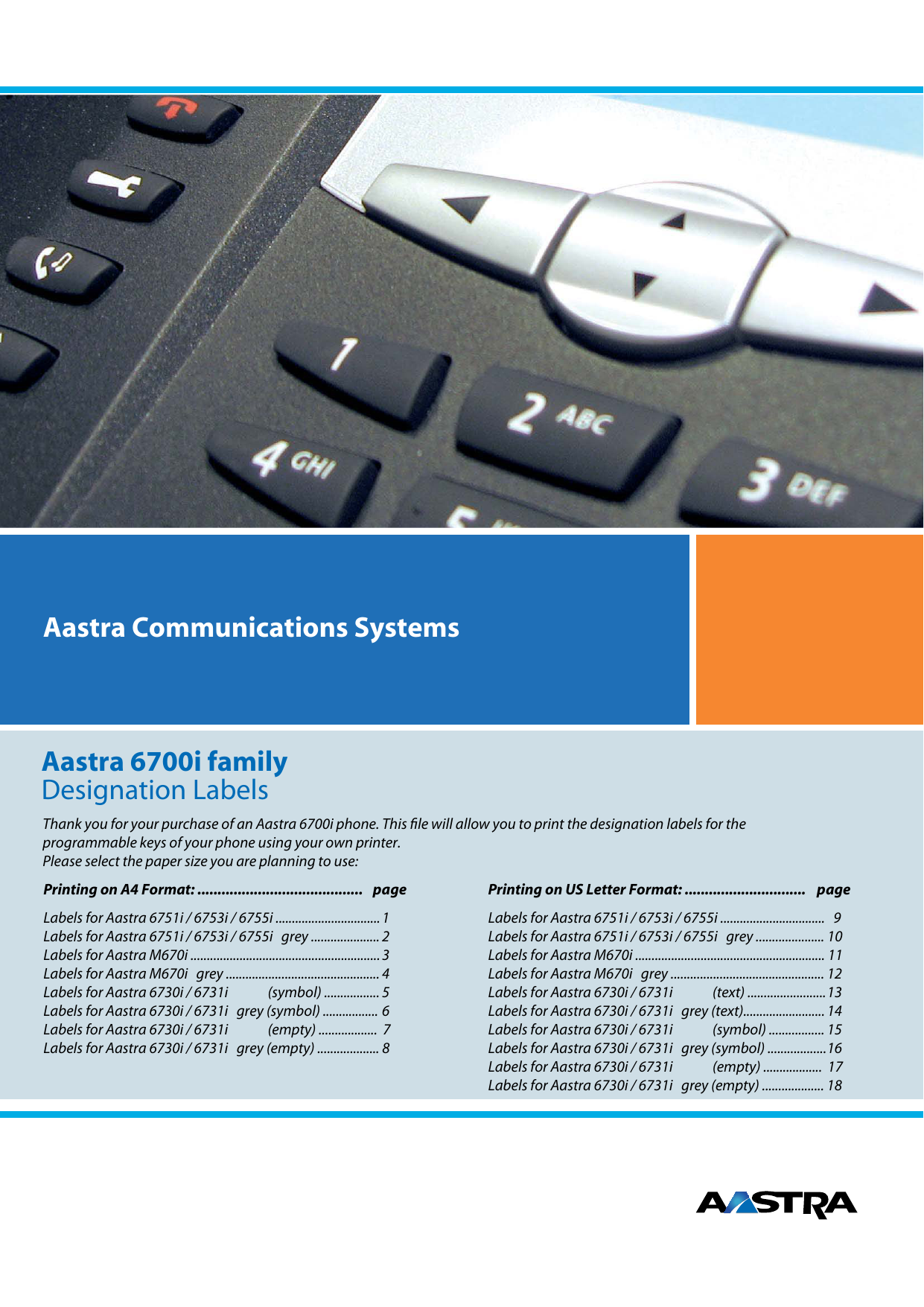 Mitel M670 Expansion Module Label Template | Manualzz