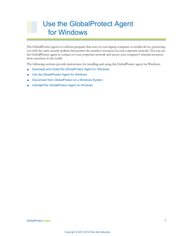 how to use globalprotect how to use globalprotect
