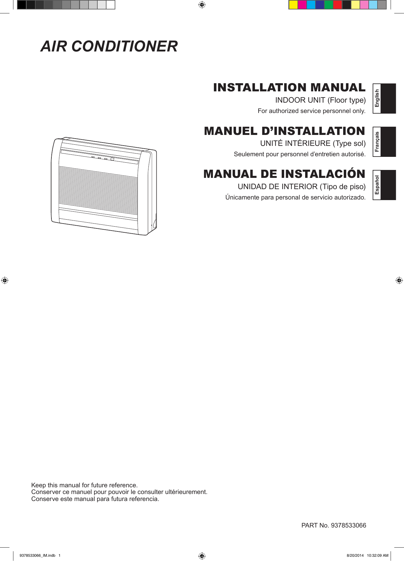 Fujitsu AGU15RLF Halcyon® 15 MBH Floor Mount Indoor 1.25 Tons Mini