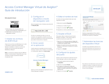 Avigilon ACM 5 Virtual Guía Del Usuario | Manualzz