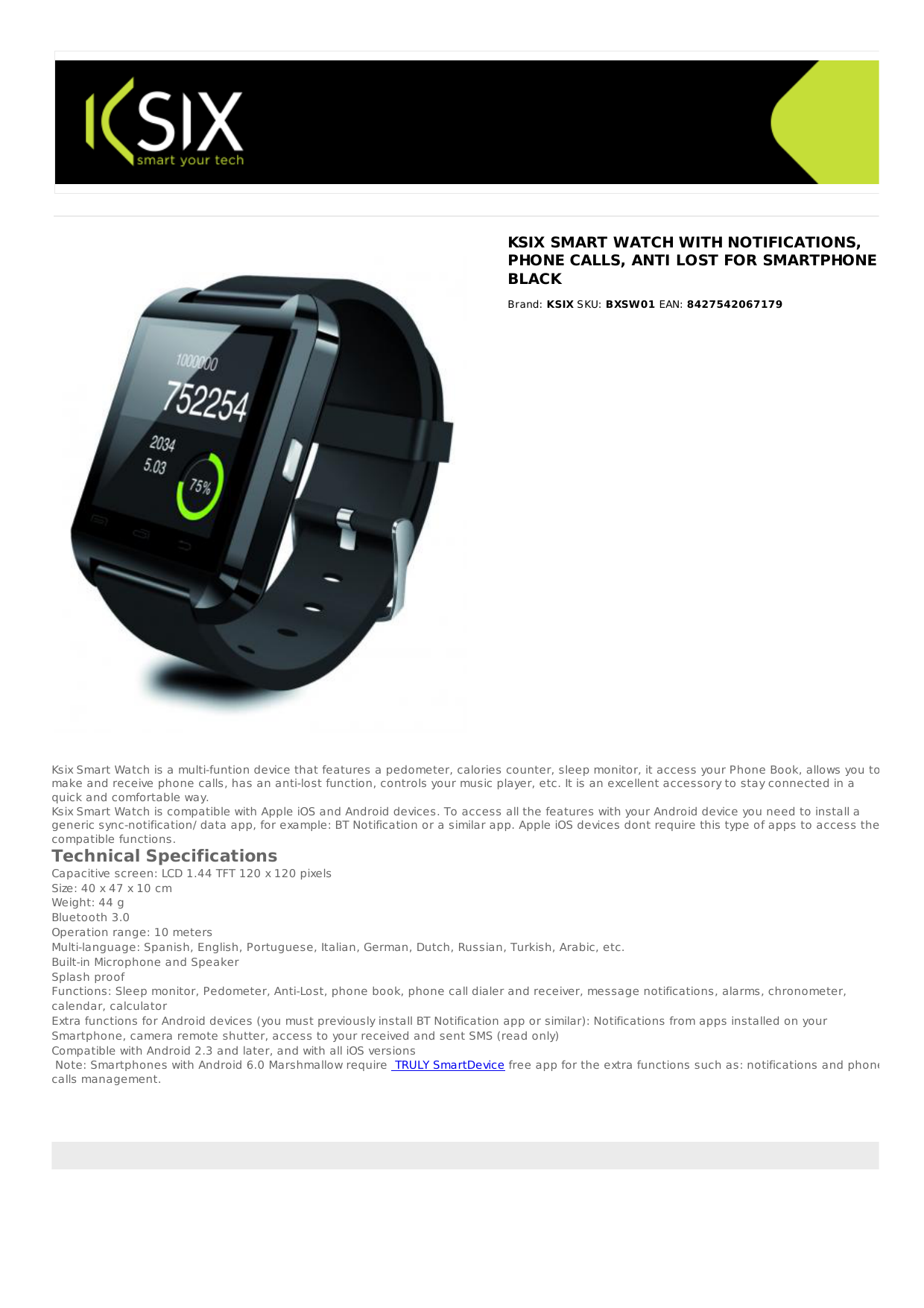 Chereeki cheap smartwatch manual