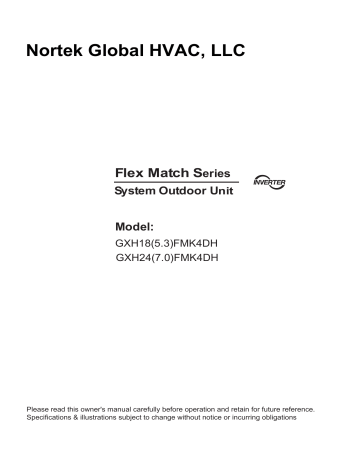 Nortek Global HVAC, LLC | Manualzz