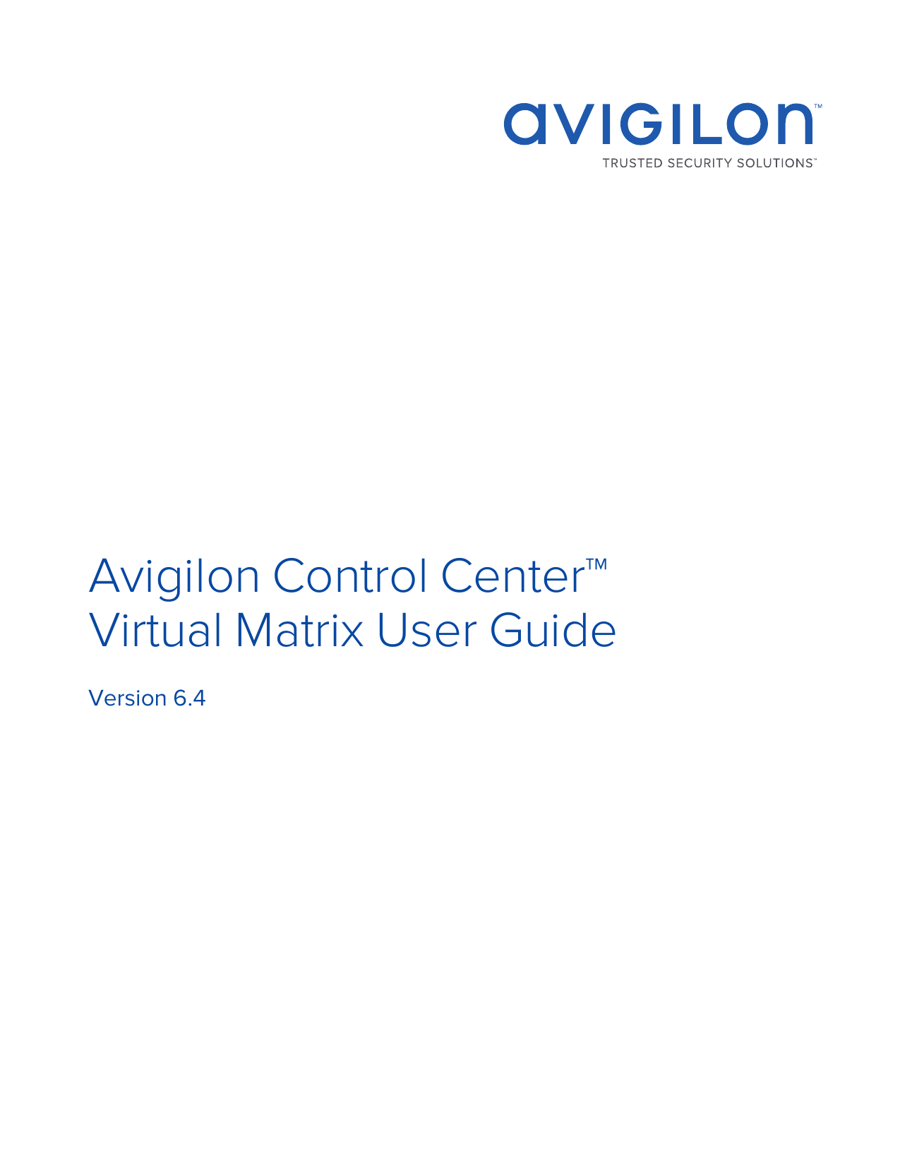 Avigilon Control Center Virtual Matrix User Guide Manualzz
