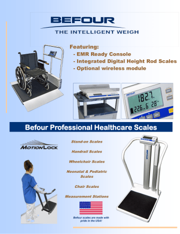 Befour HTR-101 Digital Height Rod with Wall Mount Befour HTR-101 Digital Height Rod with Wall Mount