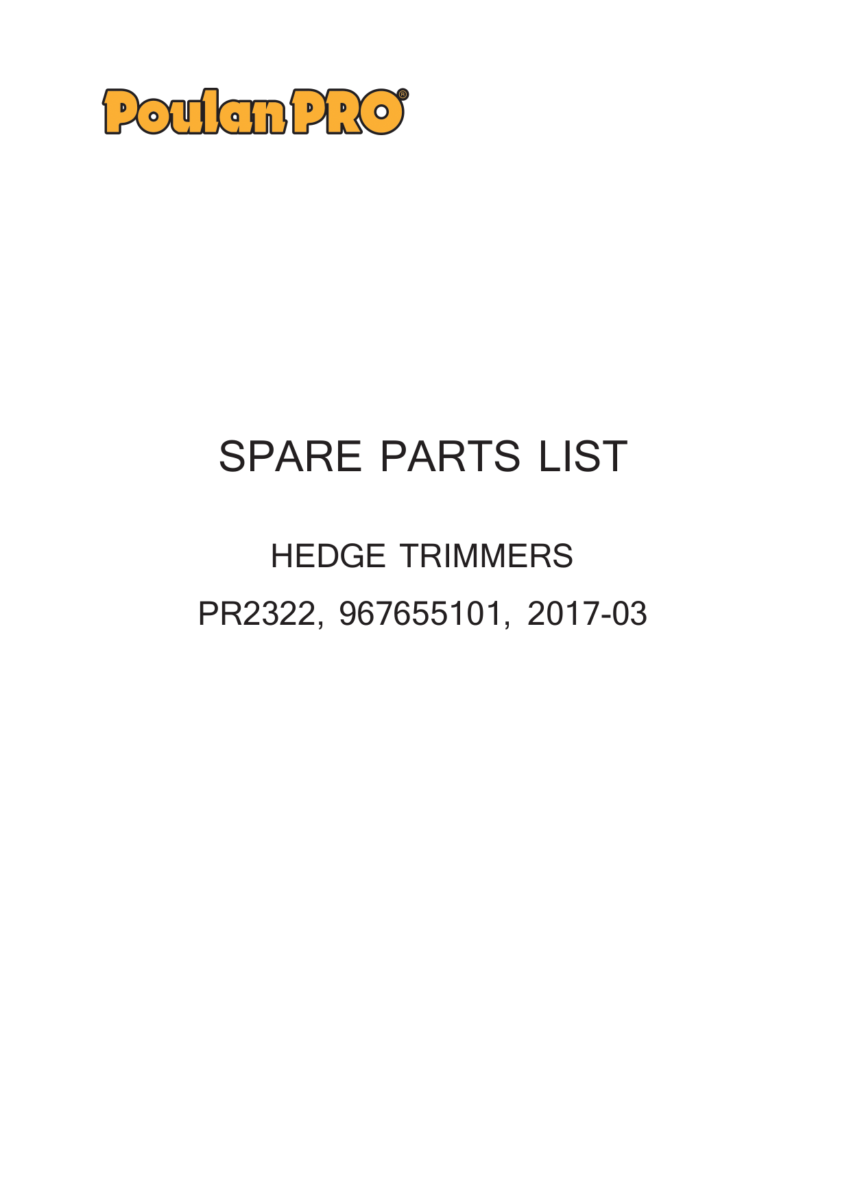 Poulan Pro 967655101 Malay Manualzz