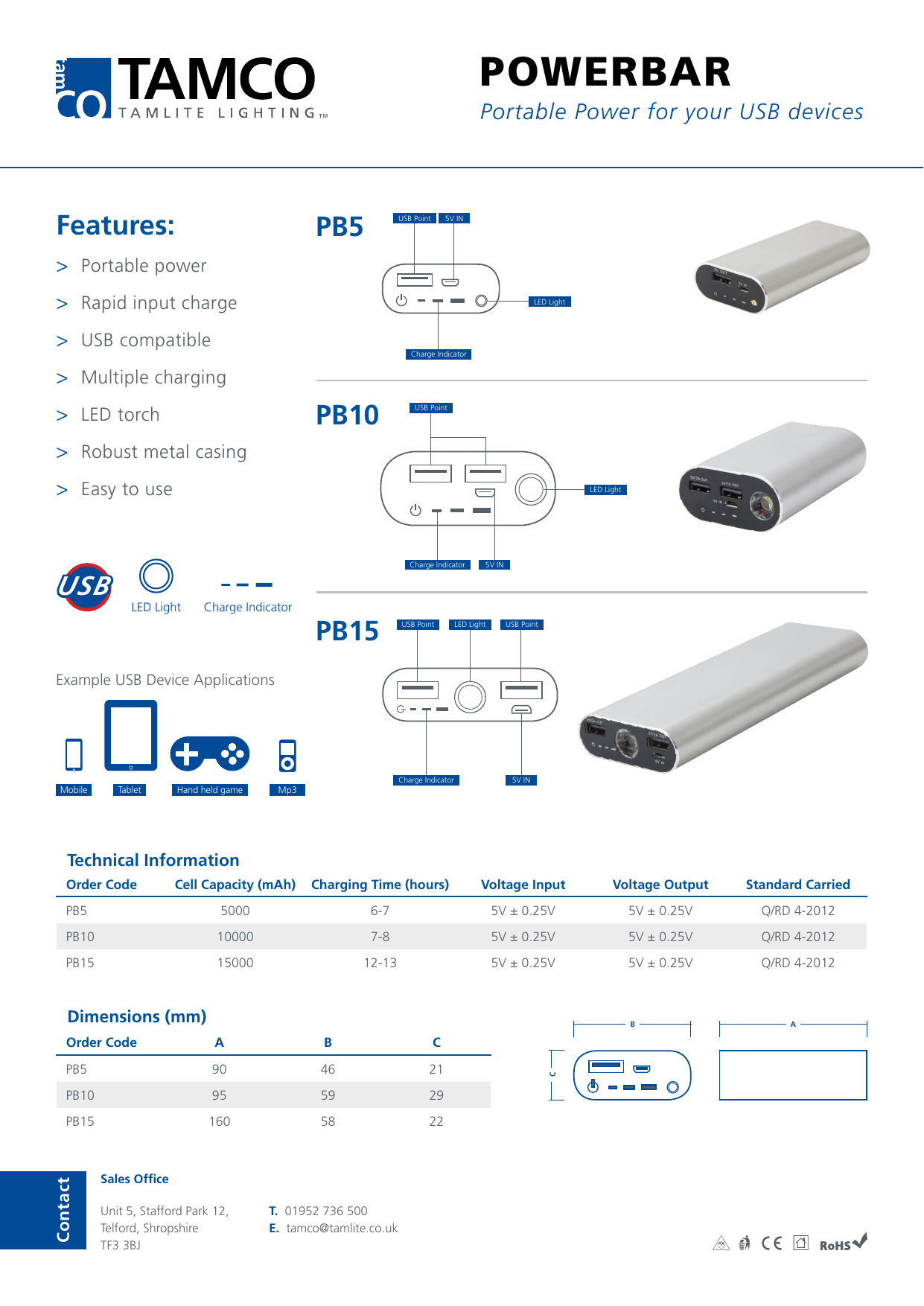 Tamco Pb10 Datasheet Manualzz Tamco Pb10 Datasheet Manualzz