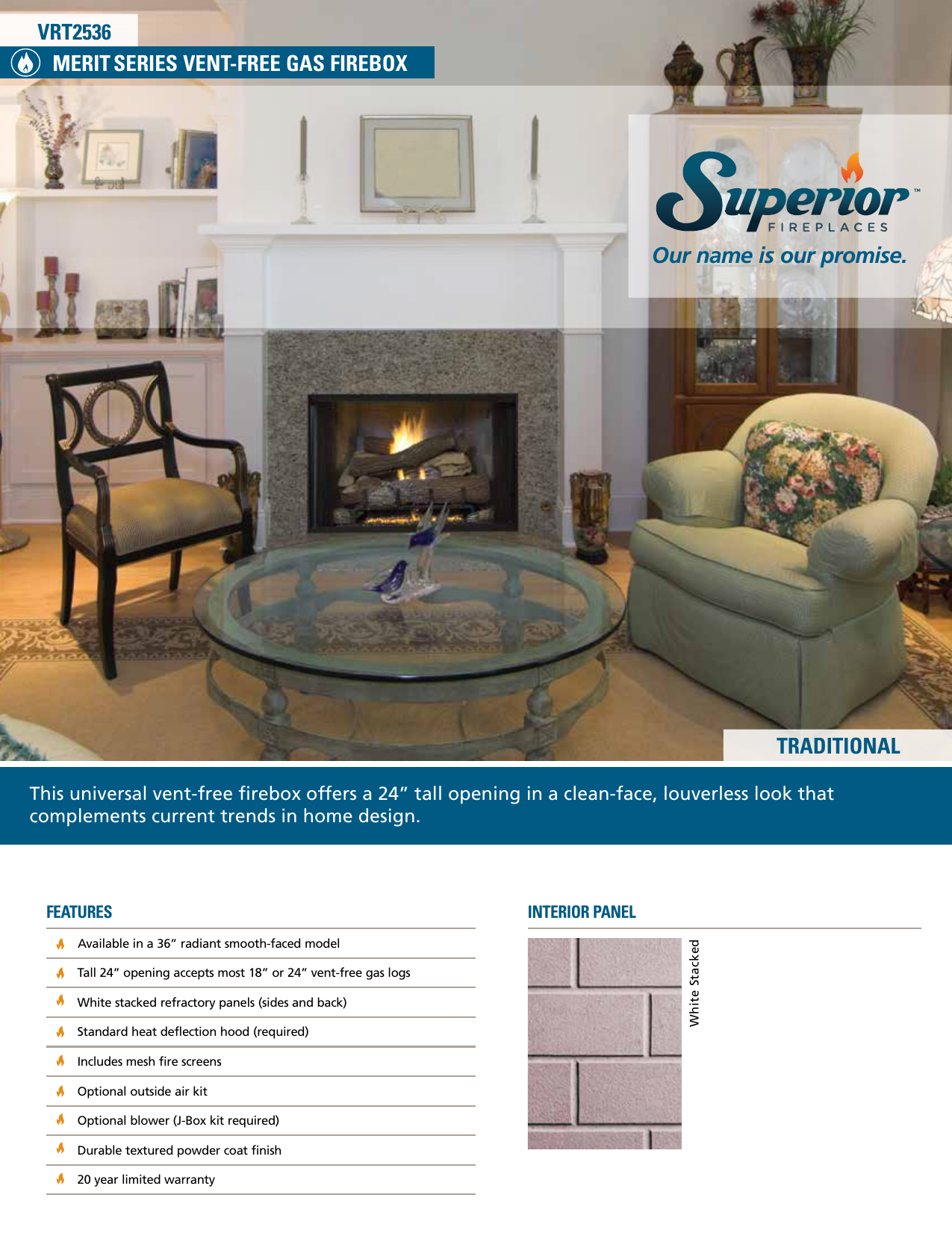 Meritseries Vent Free Gas Firebox Our Name Is Manualzz Com