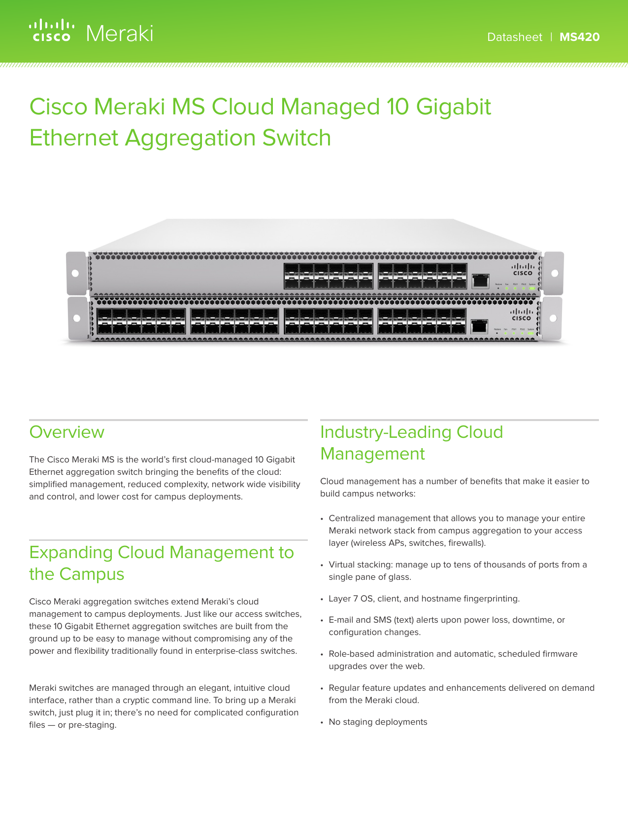 meraki security appliance on Cisco Meraki Ms Cloud Managed 10 Gigabit Ethernet Aggregation Manualzz