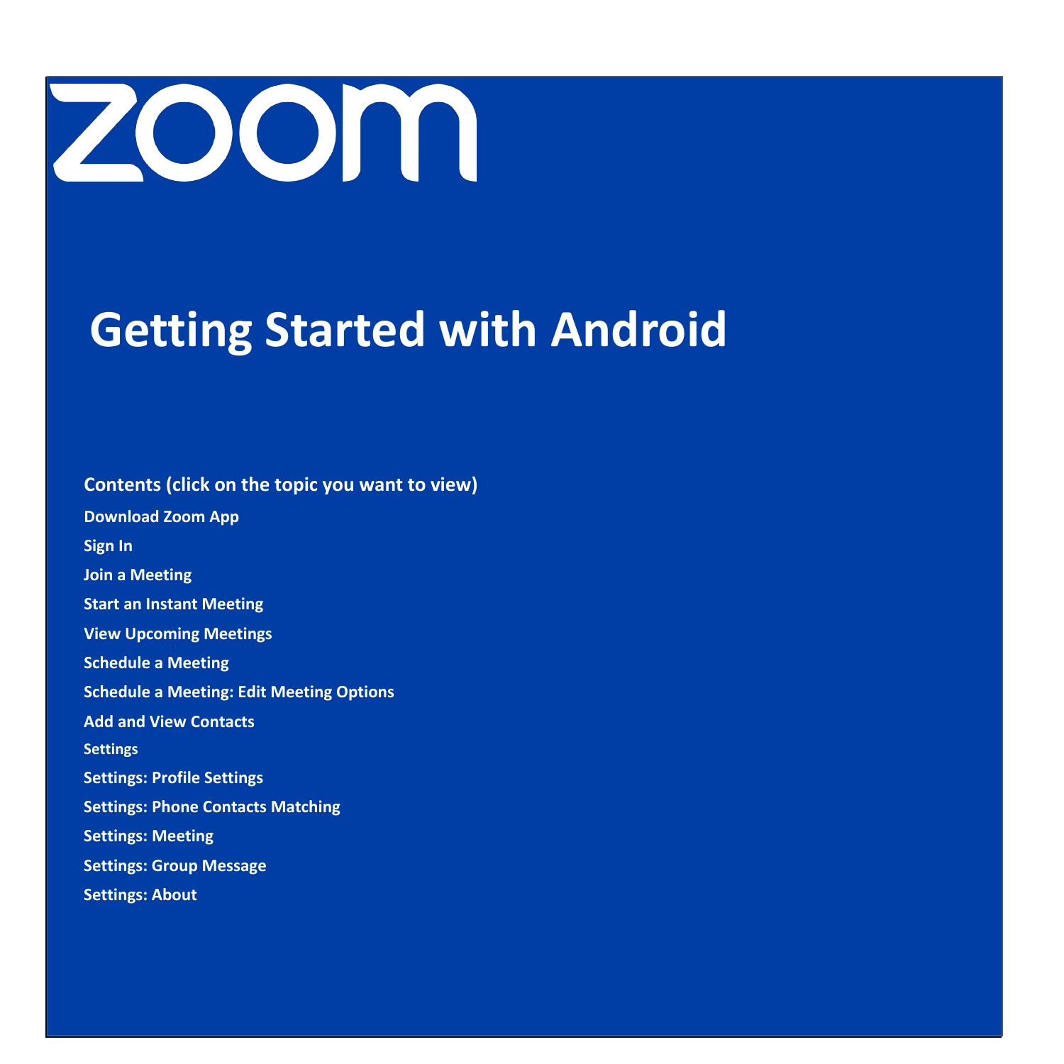 Getting Started With Android Manualzz