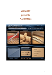 Modartt Pianoteq D4, K1, YC5 User Manual | AI Chat