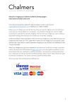 Chalmers Guest card, Student card Manual: AI Chat