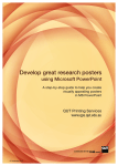 QUT Research Poster Guide: AI Chat &amp; PDF Access
