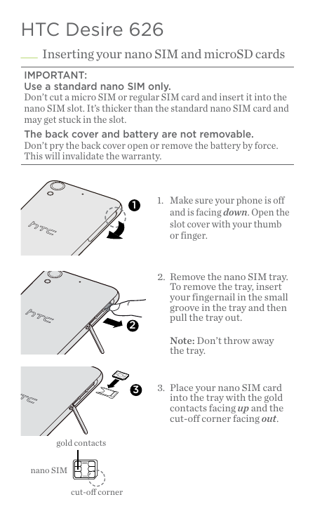 Htc Desire 626 Laptops Direct Manualzz