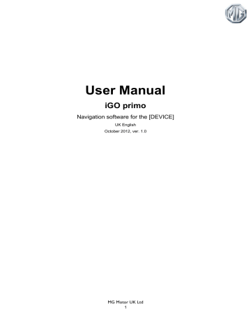 MG User Manual | Manualzz