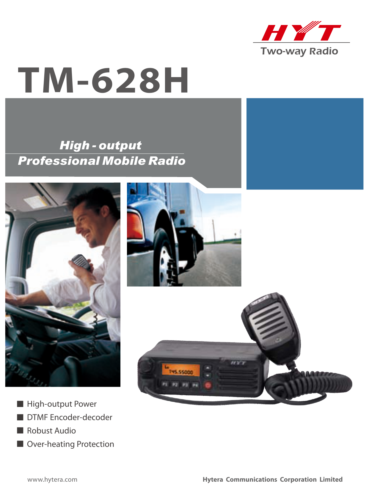 HYT Compatible Speaker Microphone SM07R1 DTMF Keypad TM600 TM-610 TM-800 TM-628H 