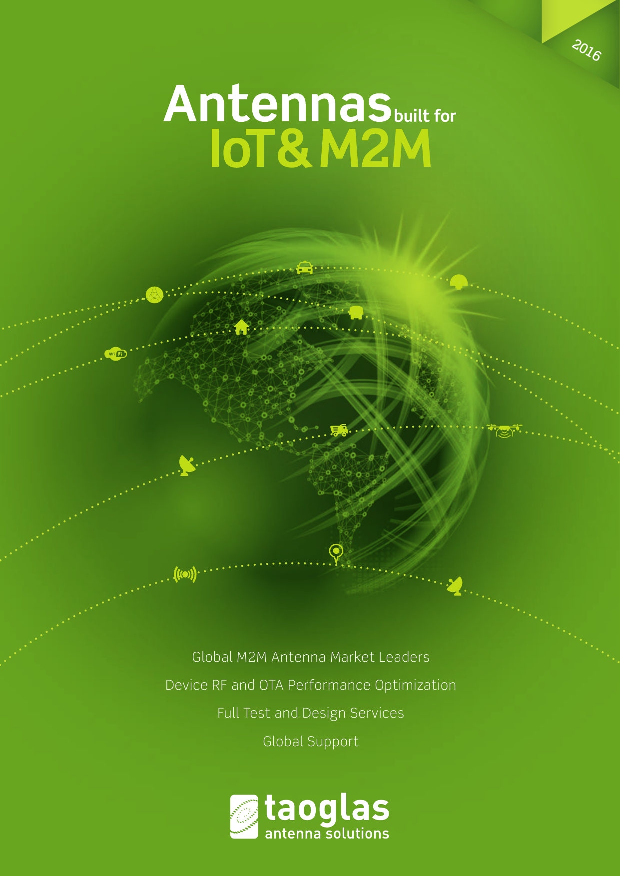 Flexible with 100mm cable GSM Antenna - 850//900//1700//1800//1900//2100 MHz U.FL