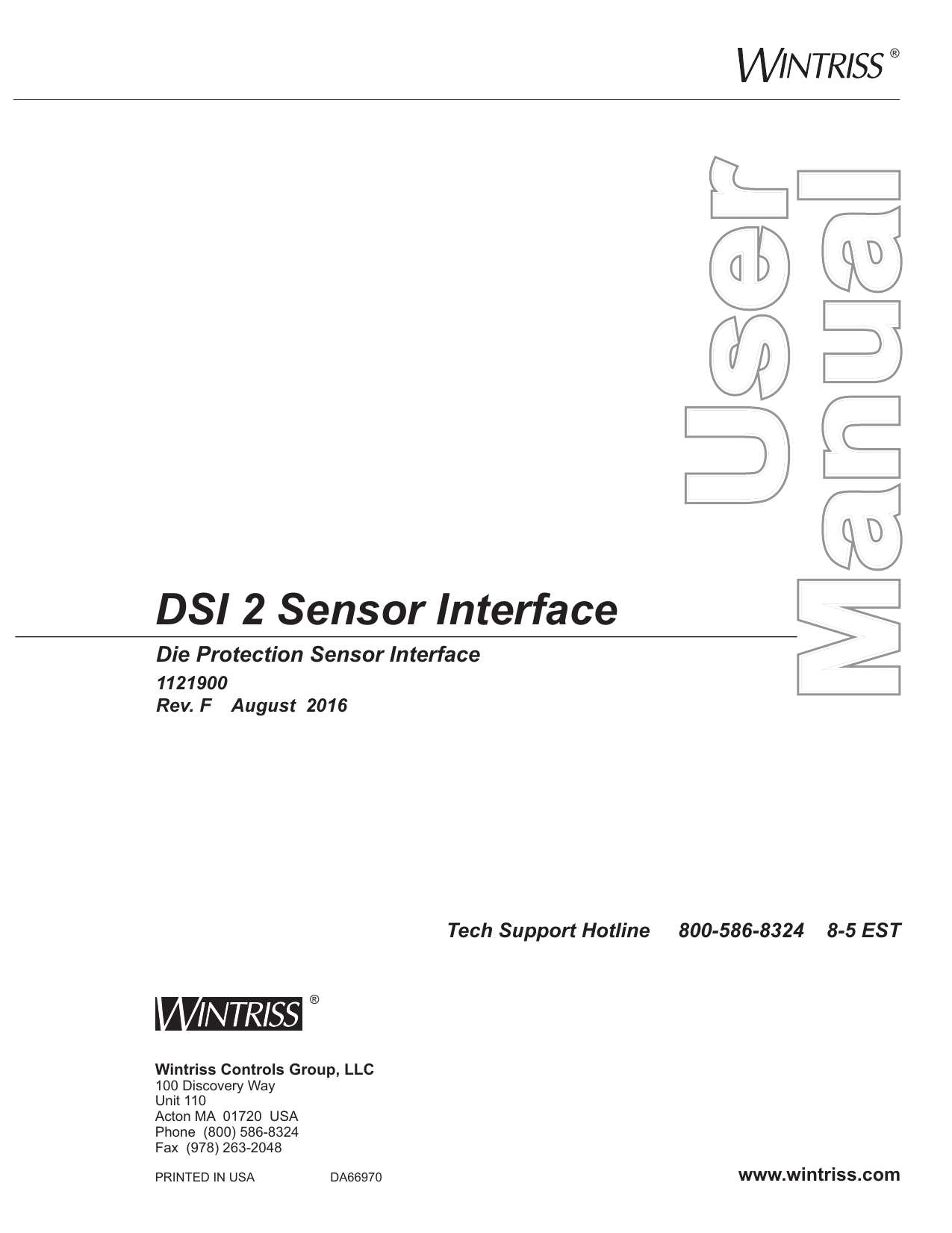 DSI 2 Sensor Interface Manualzz