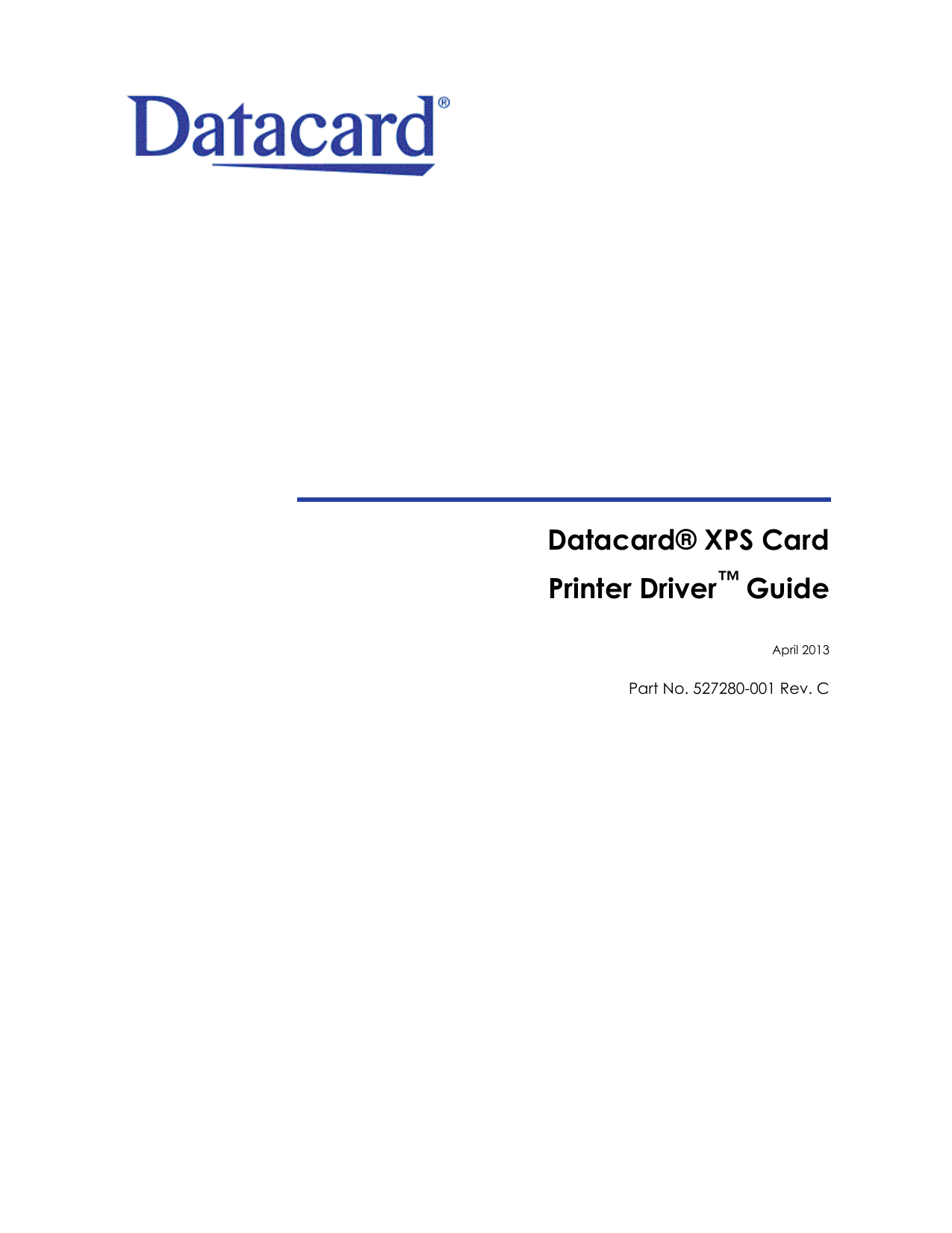 Datacard® XPS Card Printer Driver Guide Manualzz