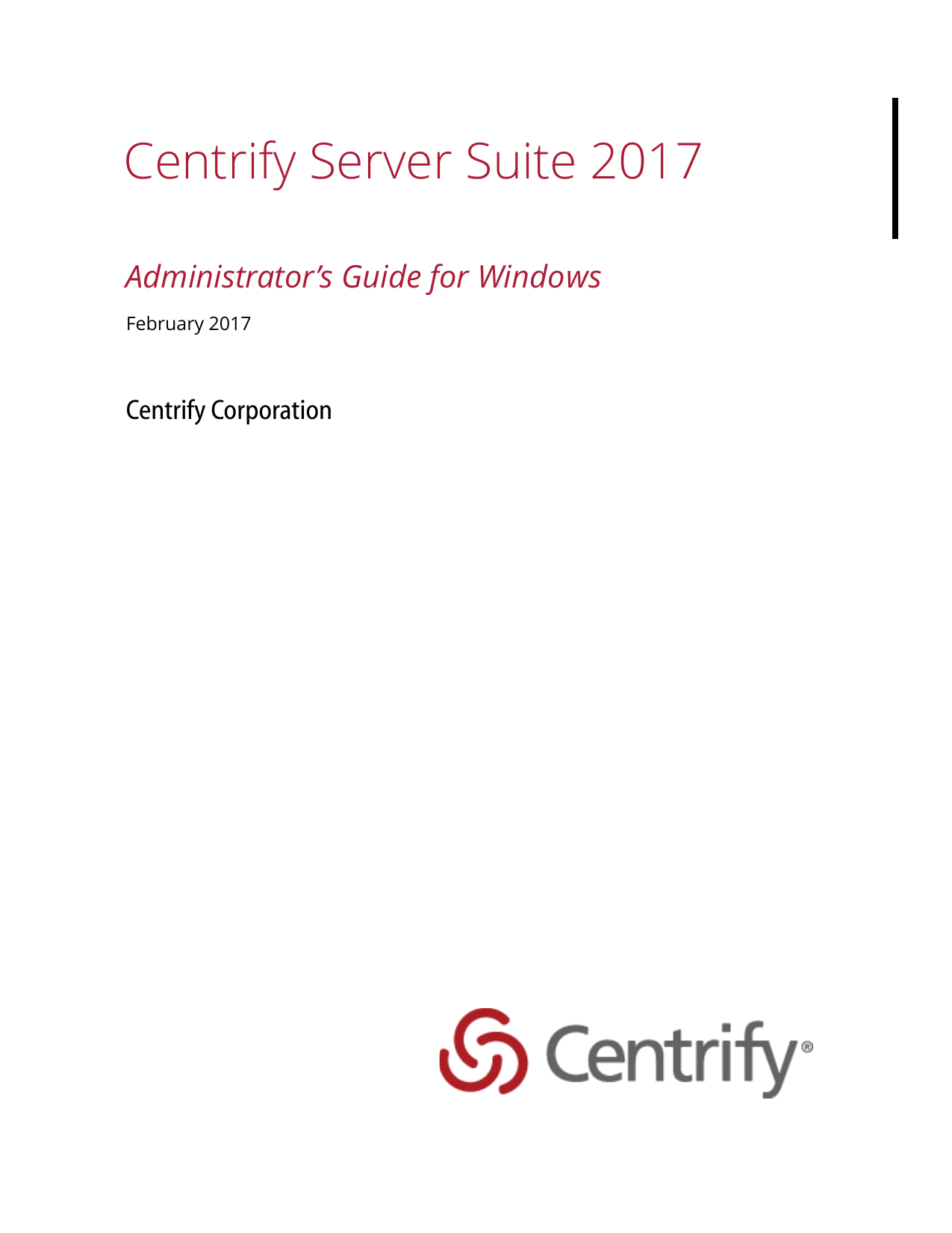 Centrify Server Suite Administrator`s Guide for | Manualzz