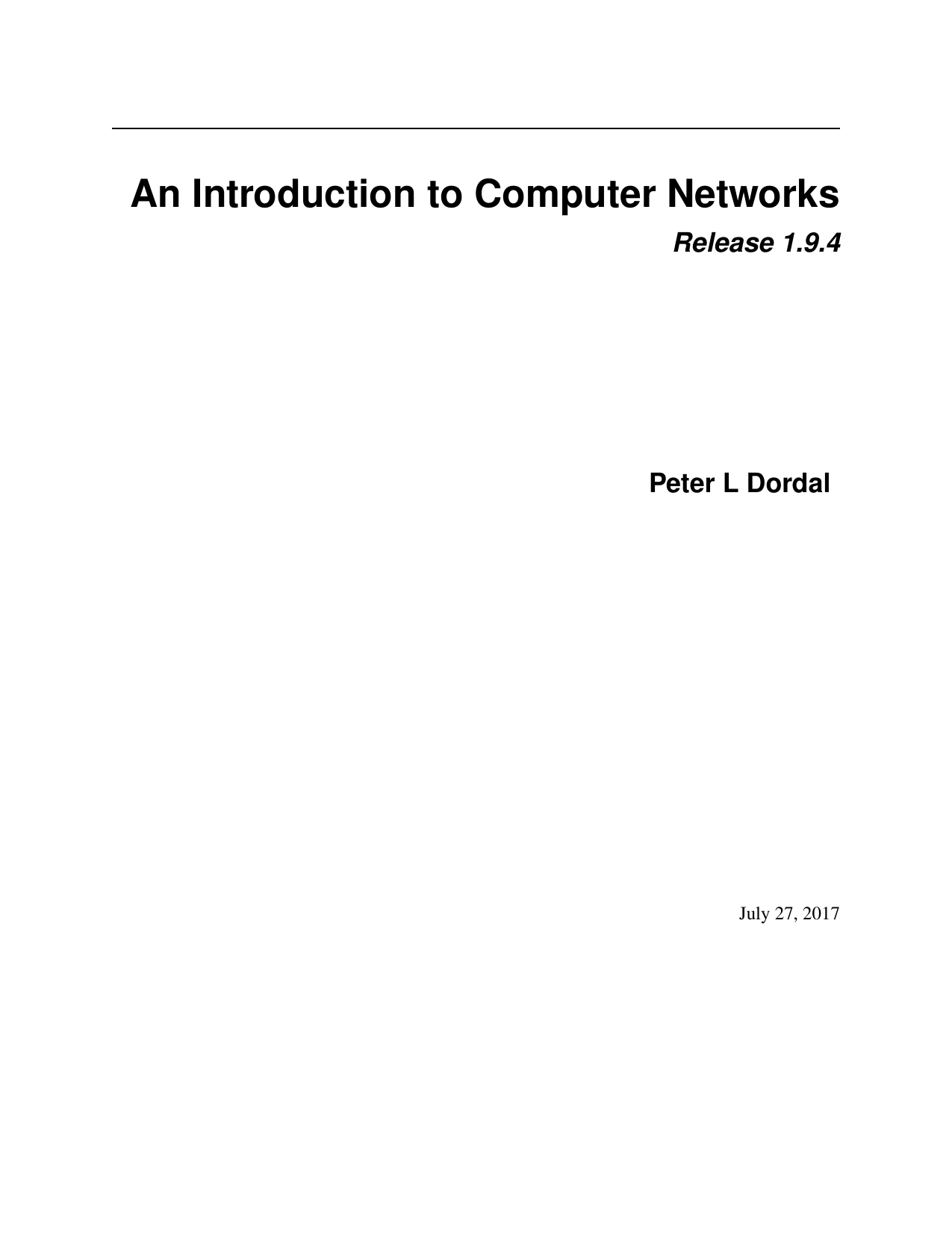 introduction to computer networking