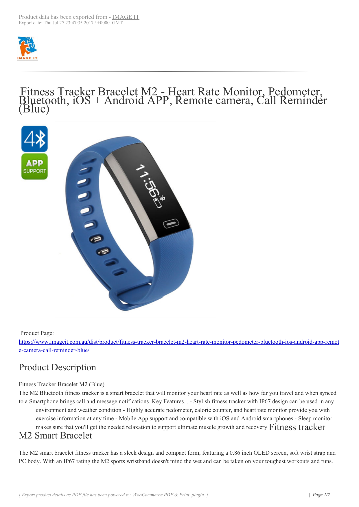 fitness tracker m2