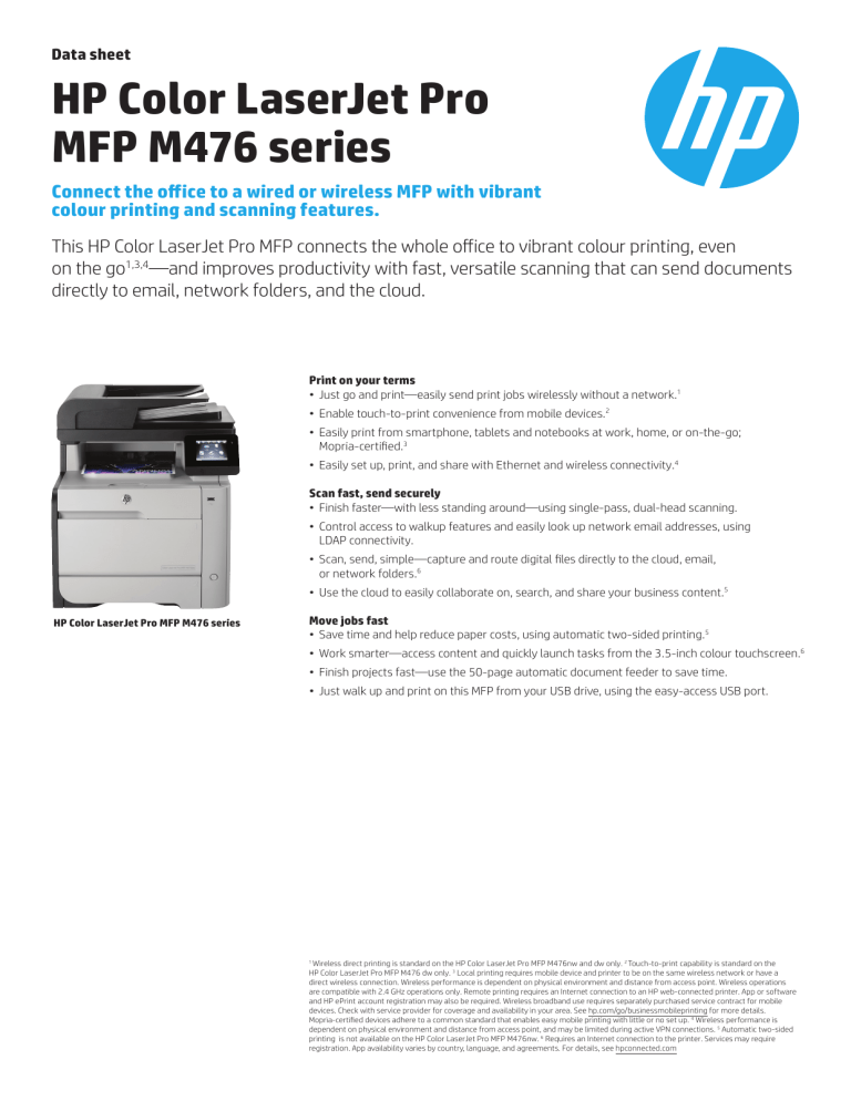 hp colour laserjet pro mfp m476dw