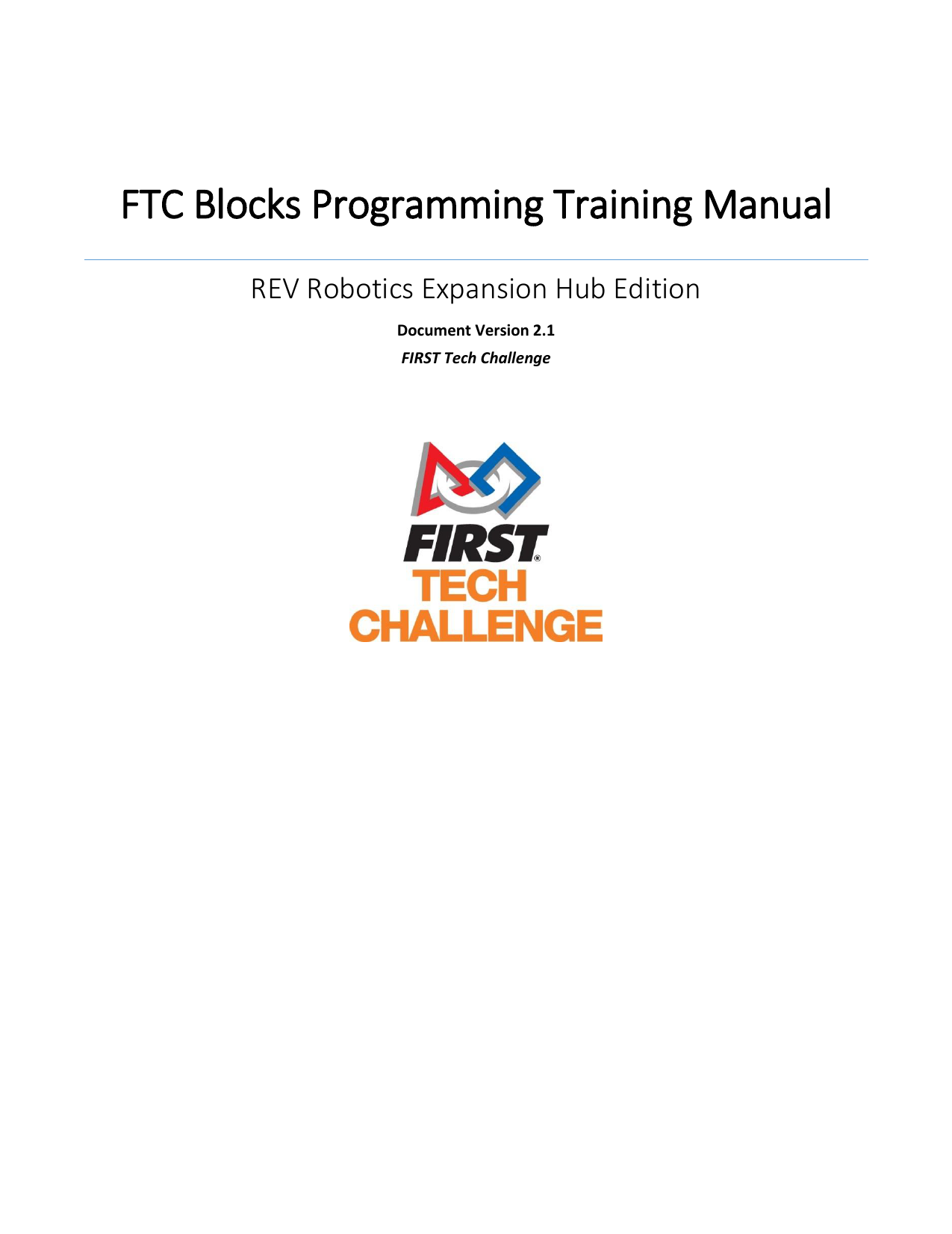 FTC Blocks Programming Training Manual Manualzz