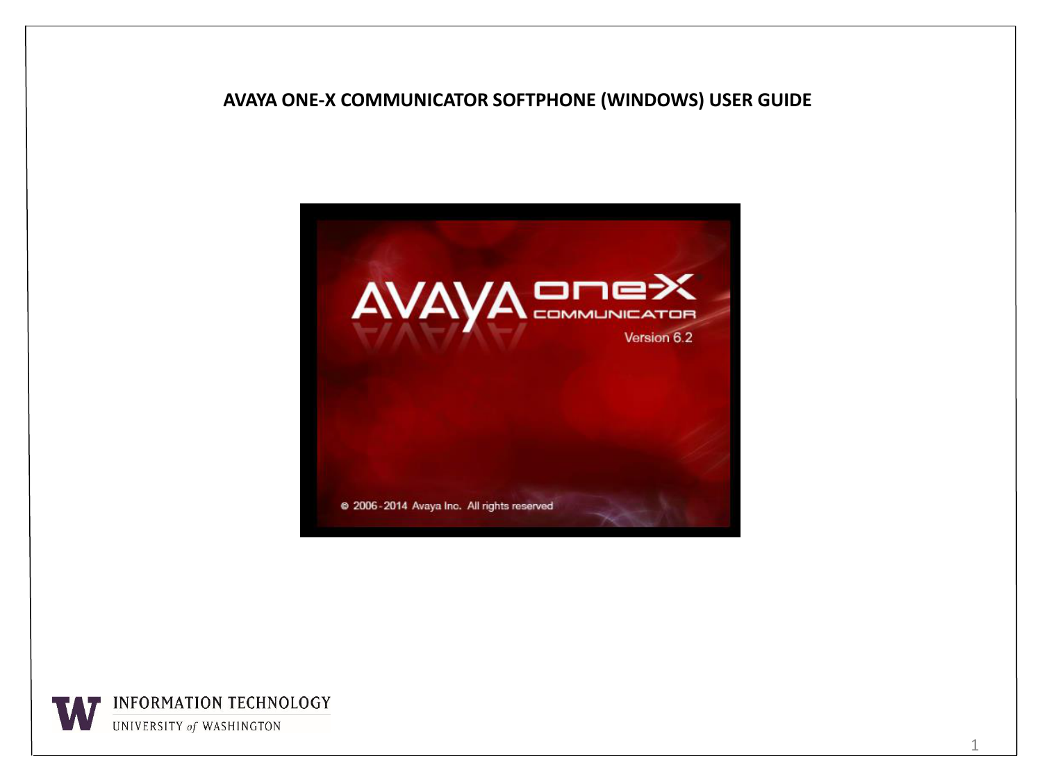 avaya one-x communicator softphone (windows | Manualzz