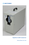 Vapotherm Q50 Compressor Instructions for Use