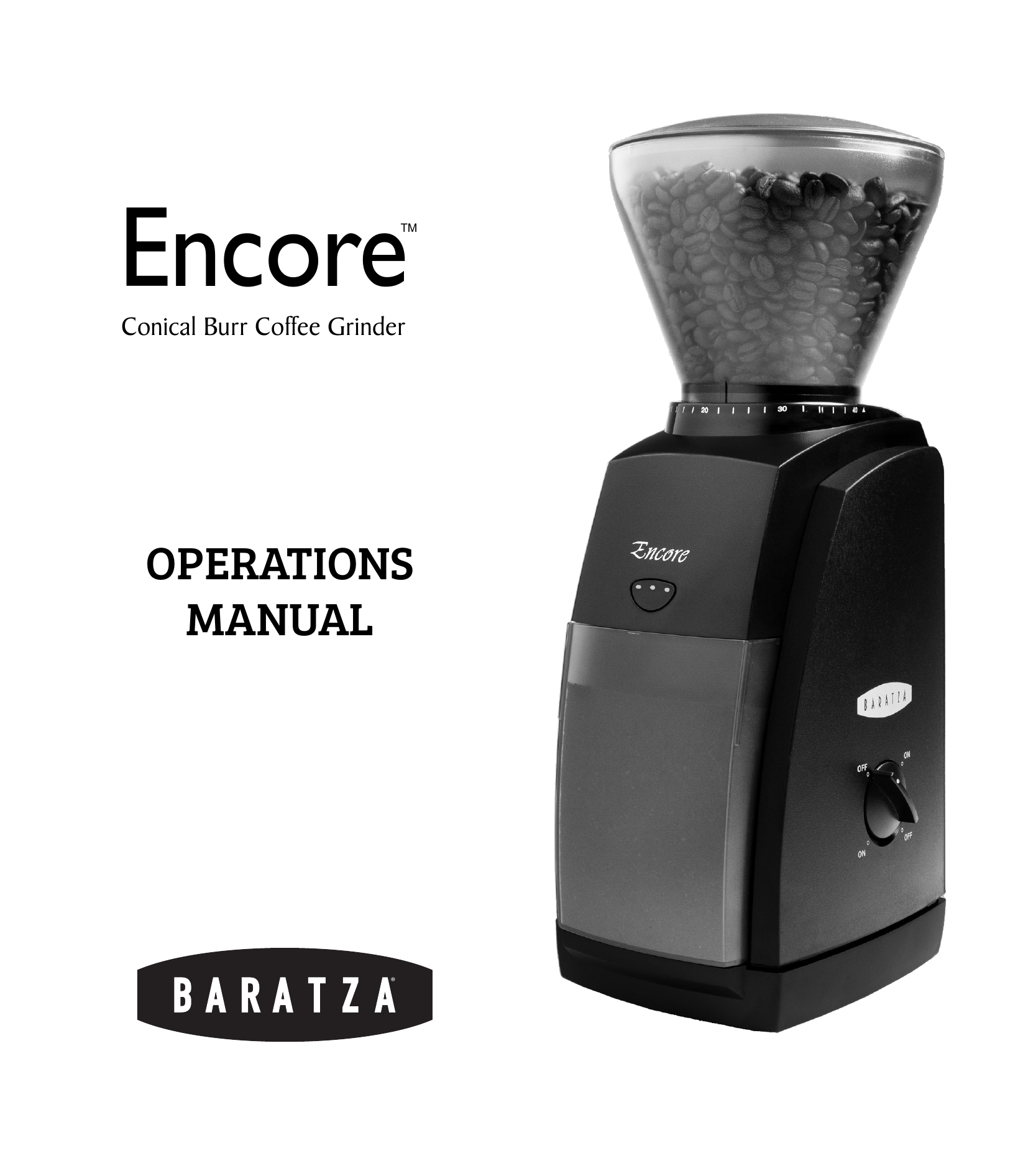 Baratza Encore Operation Manual | Manualzz