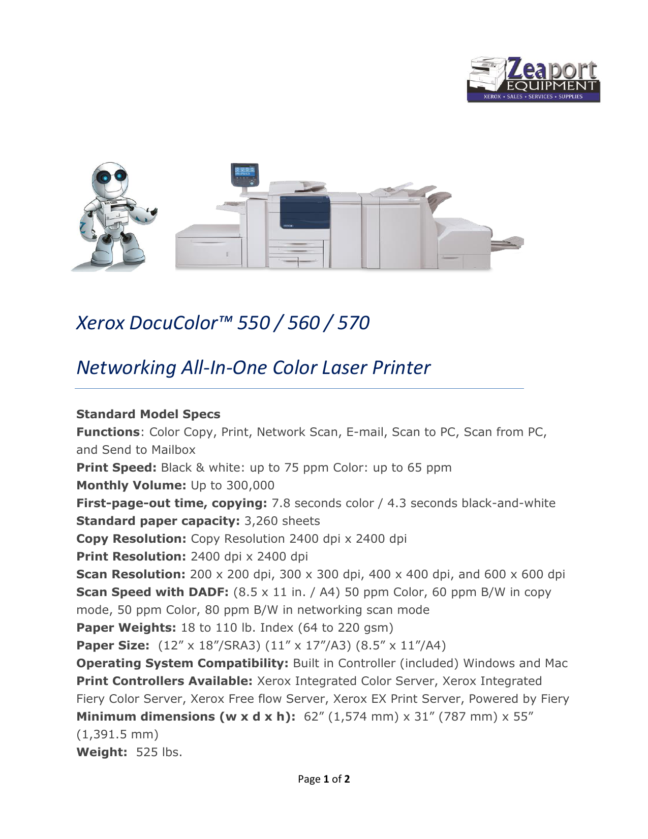 docucolor 550