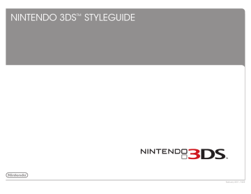 Nintendo 3ds Styleguide Manualzz