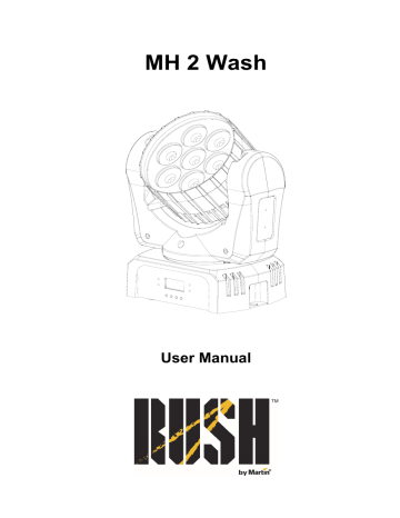 Martin RUSH MH 2 Wash User manual | Manualzz