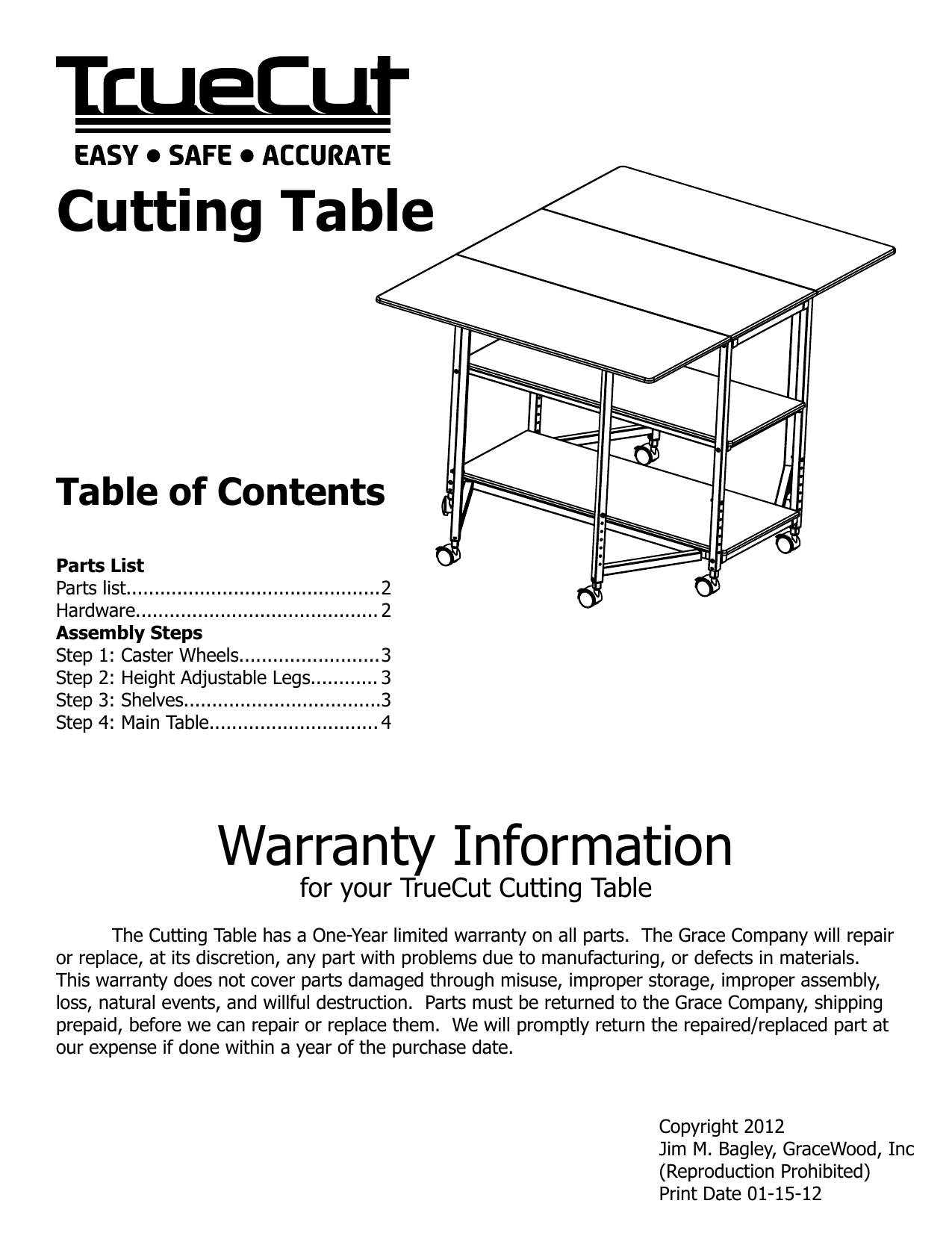 truecut crafting and cutting table