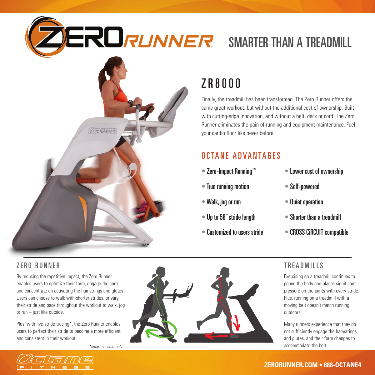 zero impact treadmill