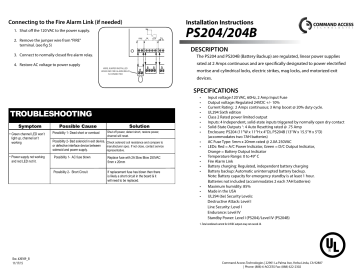 PS204/204B | Manualzz