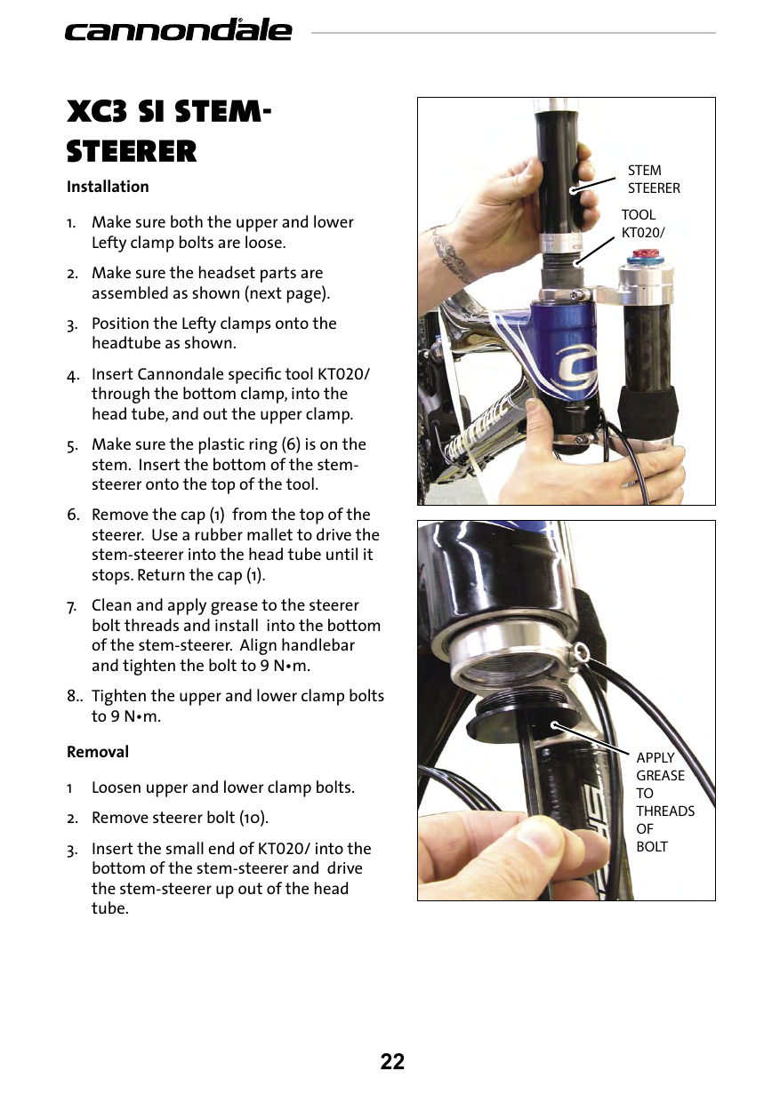 cannondale stem bolts