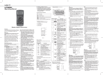 UNI-T UT60H Operating Manual | Manualzz