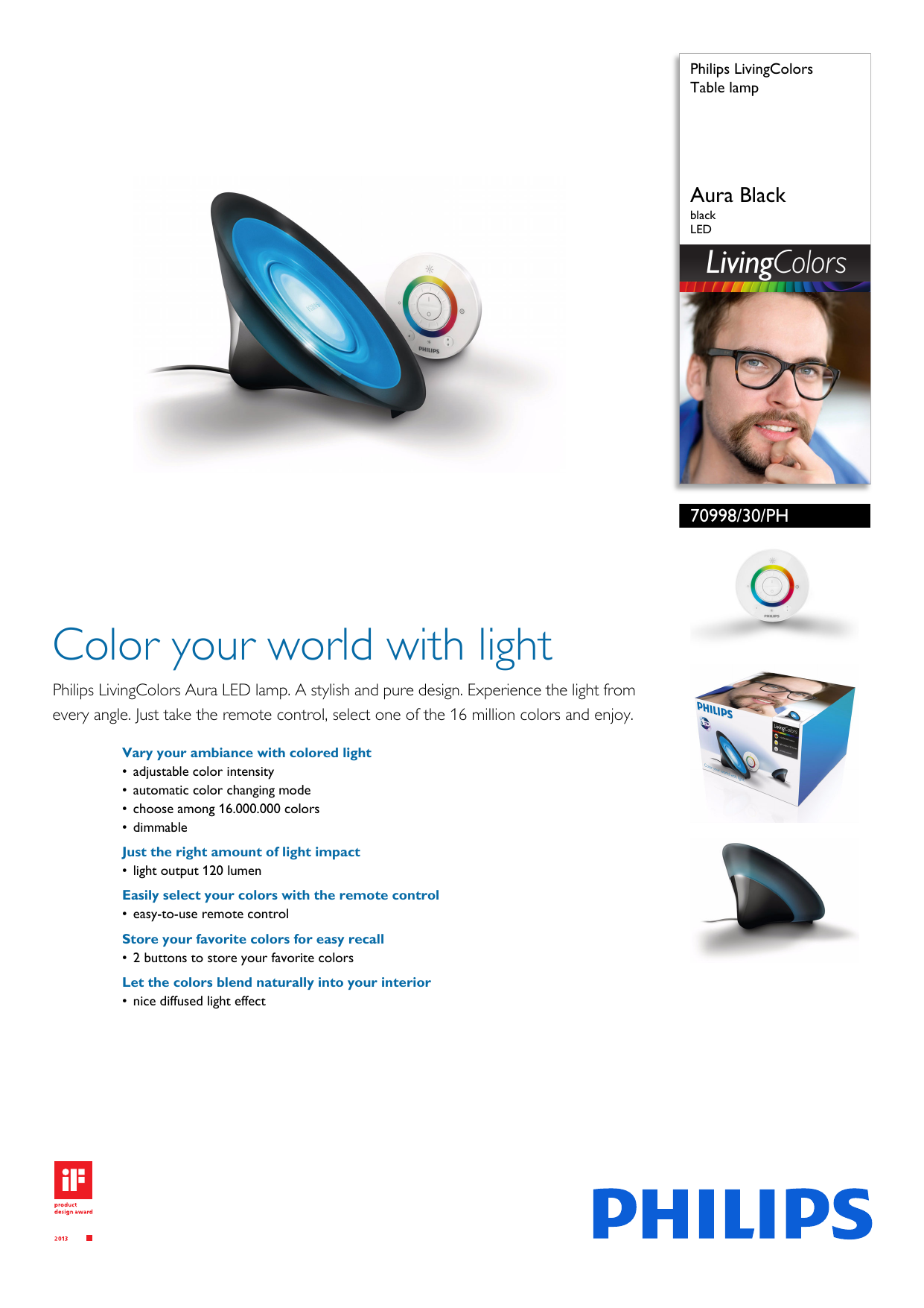 philips livingcolors table lamp