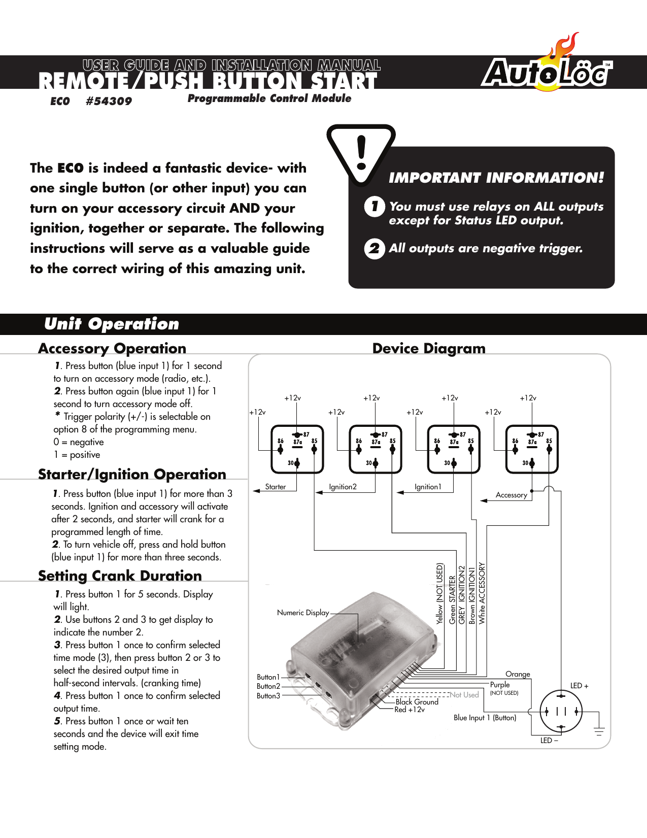 Autoloc Wiring Diagram - Wiring Diagram