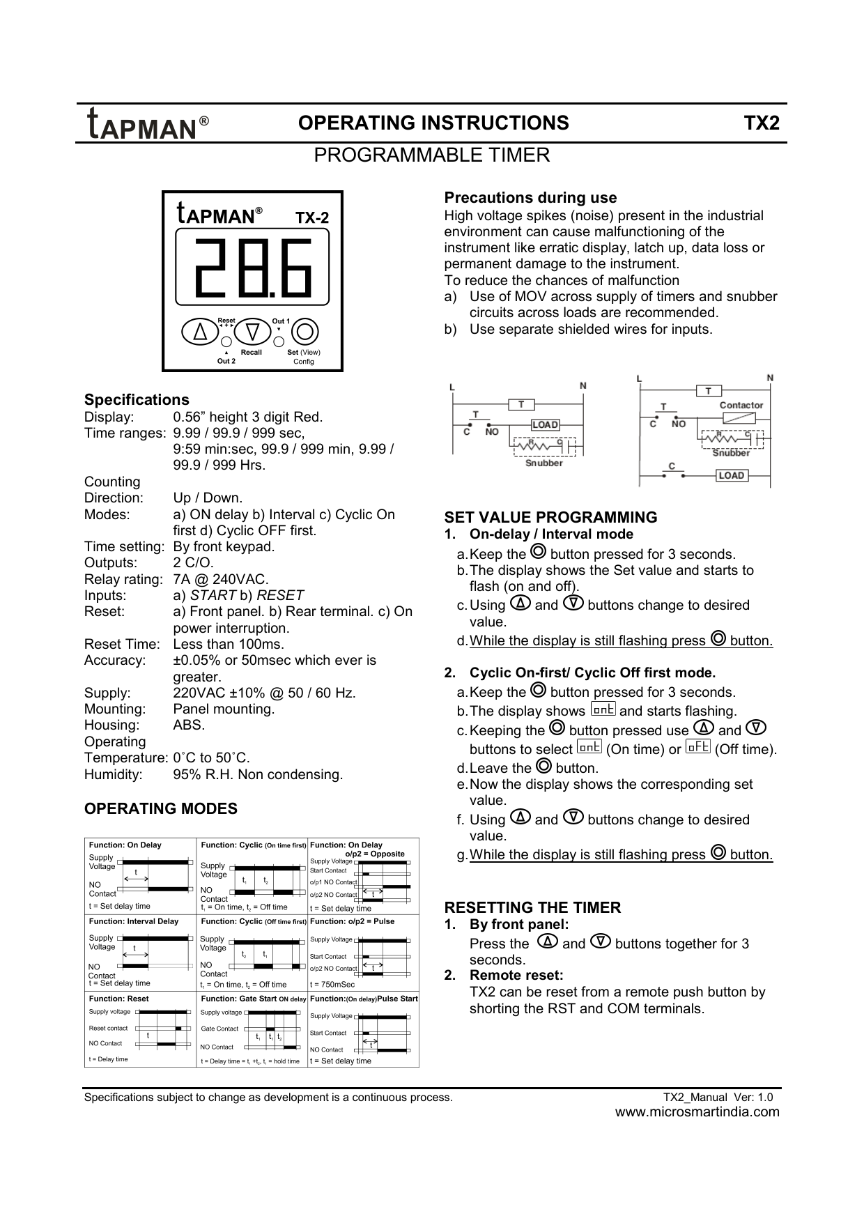 tapman temperature controller