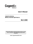 Cogentix BLS-1000 Light Source: AI Chat &amp; PDF Download