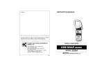 Kewtech KEW2003A Instruction manual