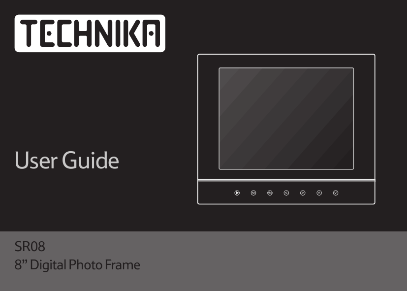 Technika SR08 8” Digital Photo Frame Manual Manualzz