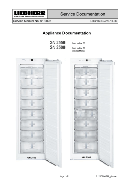 Liebherr IGN 2556,IGN 2566 Service Manual