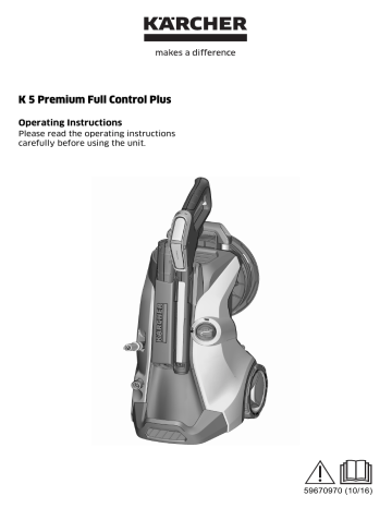 Karcher K5 Full Control Plus Pressure Washer Instruction Manual | Manualzz