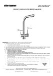 Vito Bertoni Nuova Filtro Mixer Instruction Manual