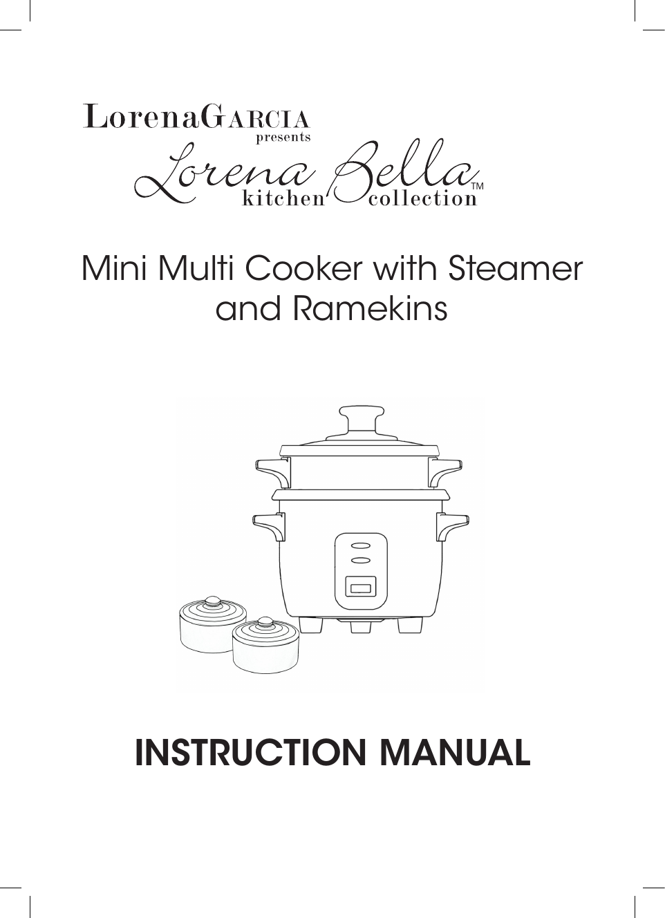 bella pressure cooker manual setting